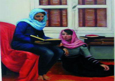 Premier expo individuelle de Lamine Azzouzi