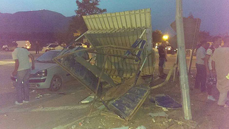 شاحنة تقتل ثلاثة اشخاص وتصيب ثلاثة اخرين في حادت مروع بتيبازة