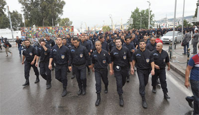 Mouvement de protestation des forces de l'ordre à Ghardaïa