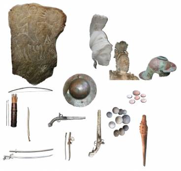 Les armes de nos ancêtres s'exposent au Musée des antiquités