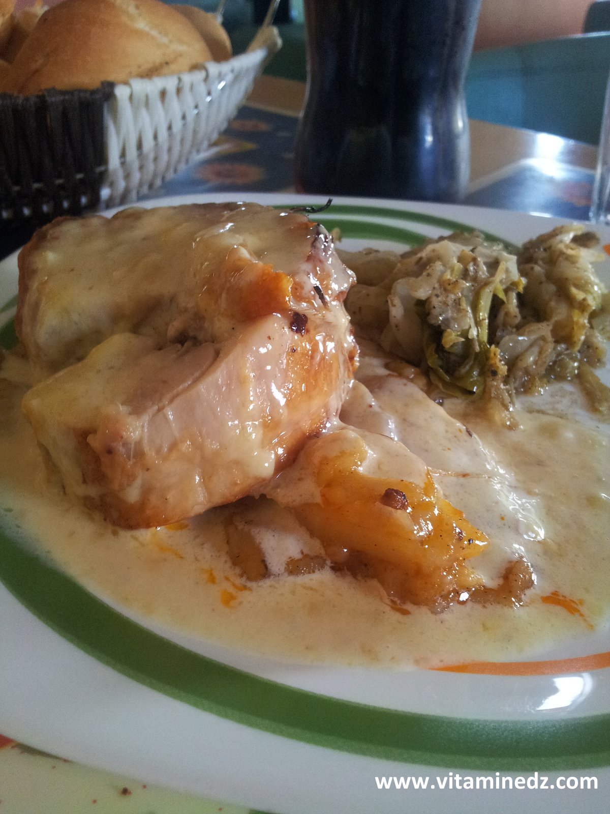 Ingrédients Paupiette de poulet farcie à la sauce blanche au roquefort