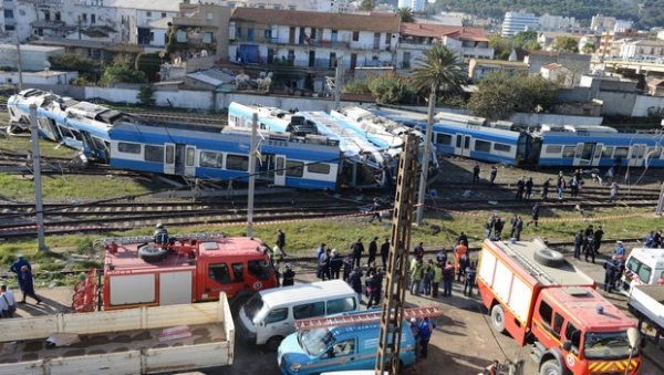 Déraillement mortel d'un train à Alger