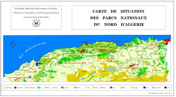 Les Espaces Protégés en Algérie