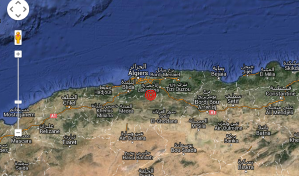 هزة أرضية جديدة تضرب ولاية المدية