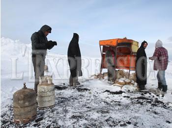 Le centre du pays grelotte