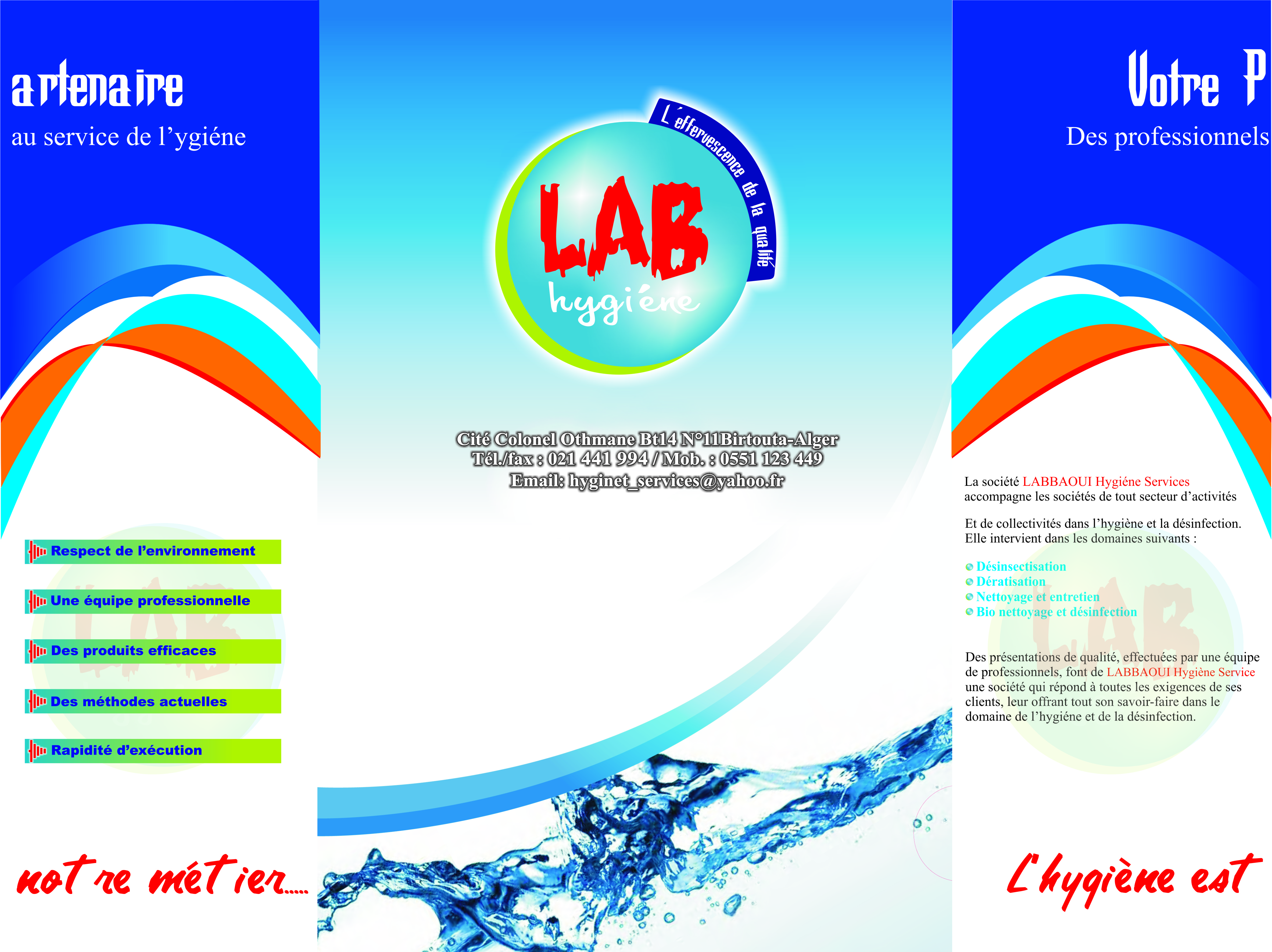 entreprise de nettoyage,dératisation,désinsectisation et désinfection Alger