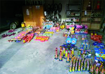 Des pétards saisis et trois jeunes arrêtés