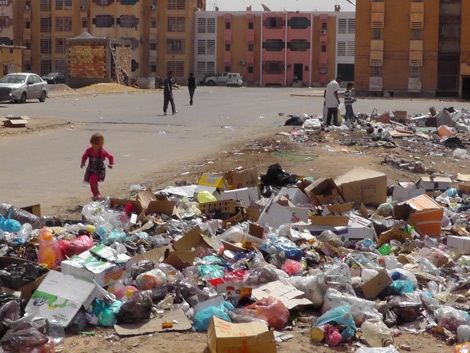 26 ألف ساكن تحاصرهم الأوساخ بحساني عبد الكريم في الوادي