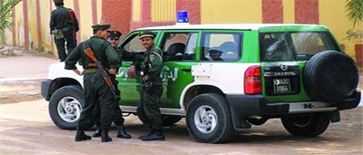 Le commandant du groupement présente le bilan des activités du mois de novembre