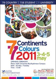 تواصل فعاليات الطبعة السابعة لمهرجان سبع قارات سبع ألوان بتركيا