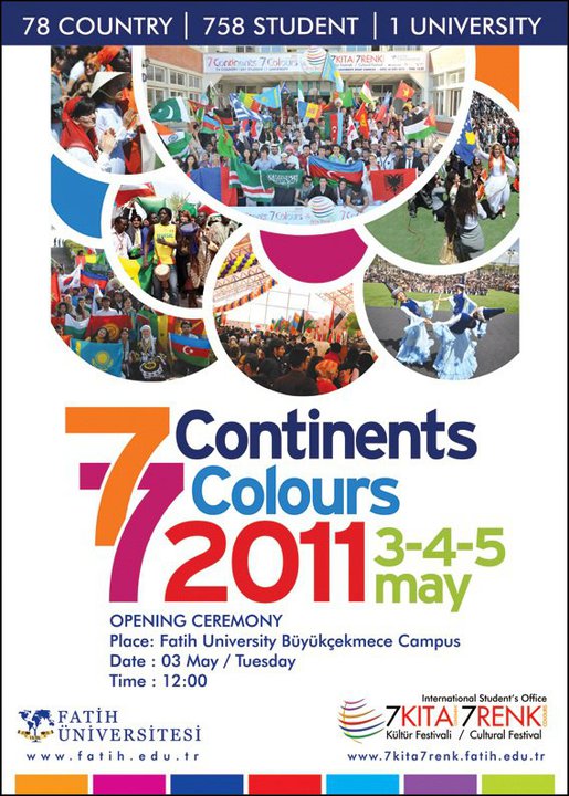 تواصل فعاليات الطبعة السابعة لمهرجان سبع قارات سبع ألوان بتركيا