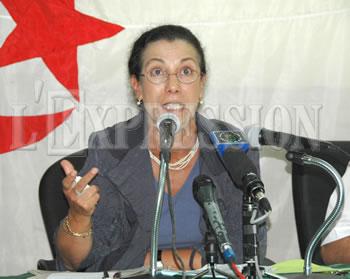 Louisa Hanoune ouvre le feu