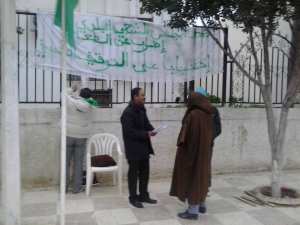 رئيس المجلس الشعبي البلدي بني راشد ولاية الشلف في اضرام عن الطعام