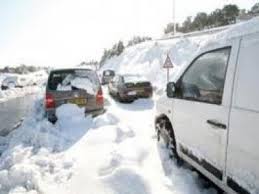 تساقط كثيف للثلوج بتيارت