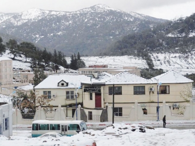 أعالي القل، سكيكدة والبلديات الغربية لجيجل مغطاة بالثلوج