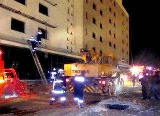 Un incendie ravage deux hôtels en construction à Sétif