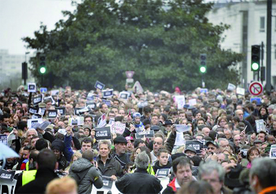 Le «monde» a marché contre le terrorisme
