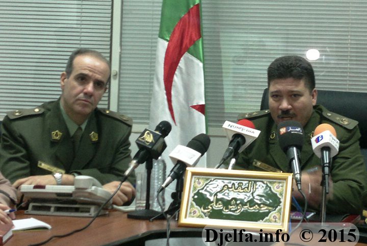 انخفاض معدل الجريمة بولاية الجلفة خلال سنة 2014، و ارتفاع عدد الجرحى و حوادث المرور عبر طرقات الولاية