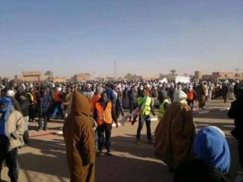 ورقلة تهتز تحت وقع احتجاجات صاخبة ضد الغاز الصخري