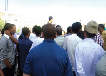 سكان الأبيض سيدي الشيخ بالبيض في وقفة احتجاجية لترقية مدينتهم إلى ولاية