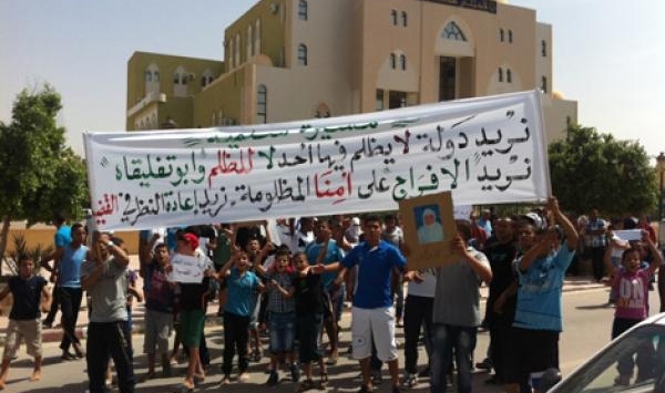 سكان بويغسان بحجوط بتيبازة ينظمون مسيرة إلى غاية مقر الولاية