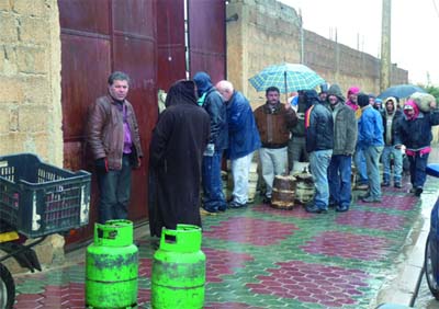 La bonbonne de gaz à 500 DA