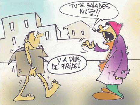 Commerce de la fripe à mila