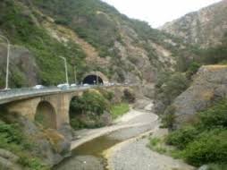 Eboulement aux gorges de la Chiffa