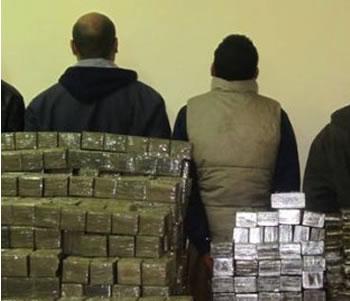 18,6 tonnes saisies et 75 personnes arrêtées