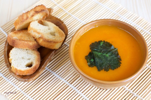 Une soupe de carottes gingembre-curcuma