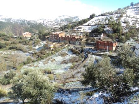 Draa Kébila, la neige est de retour