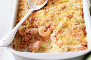 لازانيا المأكولات البحرية