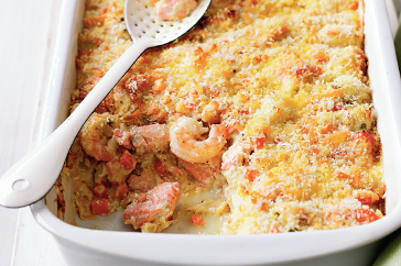 لازانيا المأكولات البحرية