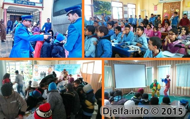 مديرية الأمن الولائي بالجلفة تقوم بدرس تحسيسي حول البيئة ونظافة المحيط