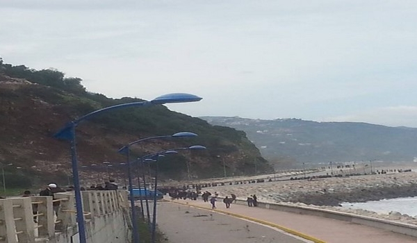 انهيار صخري جديد في أوقاس ببجاية