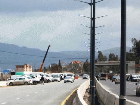 Parking sur l'autoroute