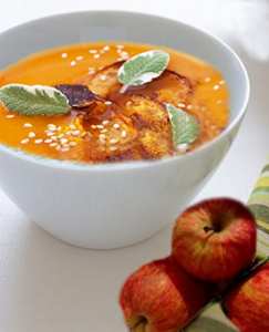 شوربة تفاح و كراميل