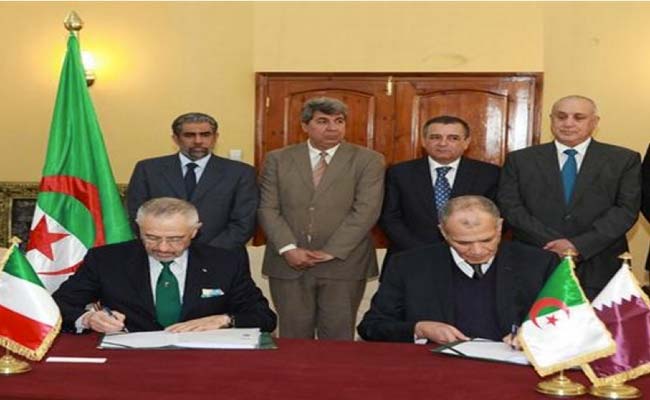 Algerian Qatar Solb et Danieli signent le contrat de réalisation du complexe sidérurgique de Bellara