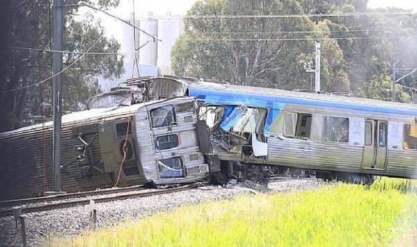 اصطدام قطارين ببئر العرش في سطيف