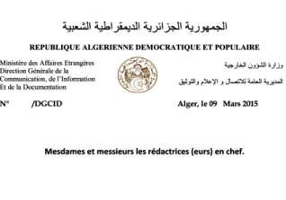 Dialogue interlibyen mardi à Alger