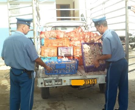 Saisie de viande avariée