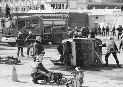 La Protection civile marque l'événement