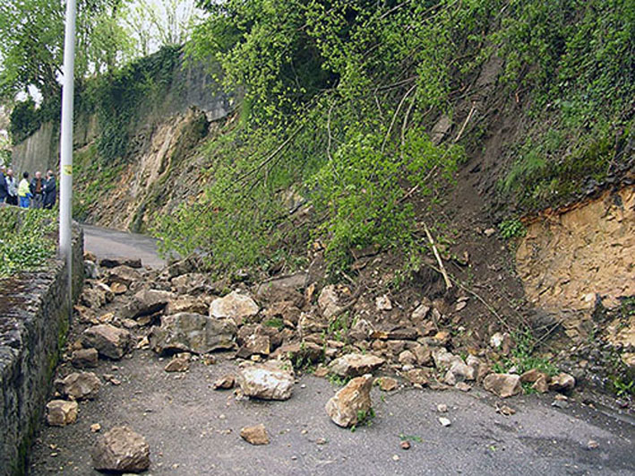 Phénomène des éboulements