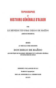 TOPOGRAPHIE ET HISTOIRE GÉNÉRALE D’ALGER