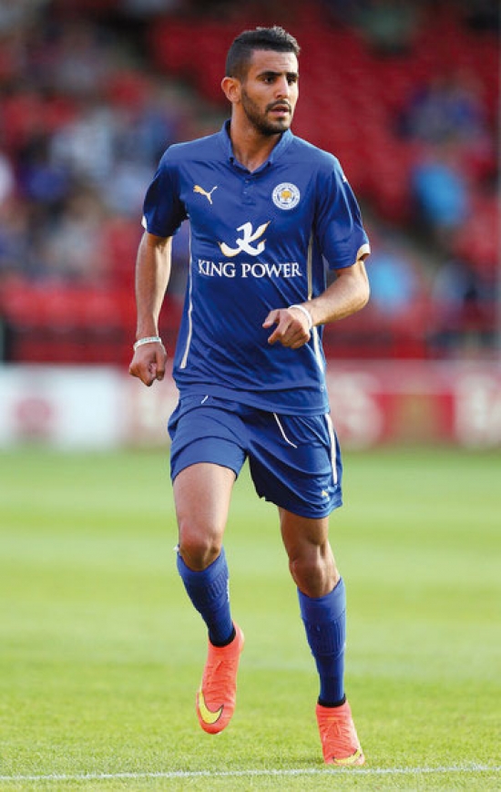 محرز رابع أفضل لاعب إفريقي في الدوري الانجليزي