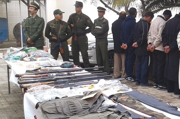 Démantèlement d'un atelier de fabrication d'armes artisanales