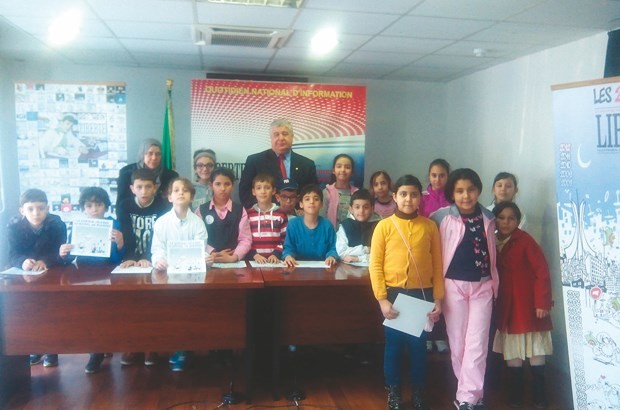 Des élèves de l'école 