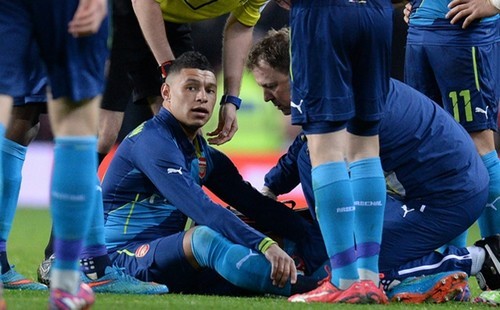 آرسنال يكشف عن مدة غياب تشامبرلين