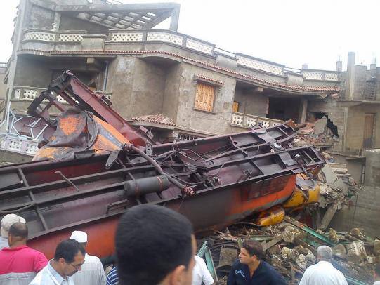 انحراف قطار الفوسفات يتسبب في انقلاب 7 مقطورات بتبسة