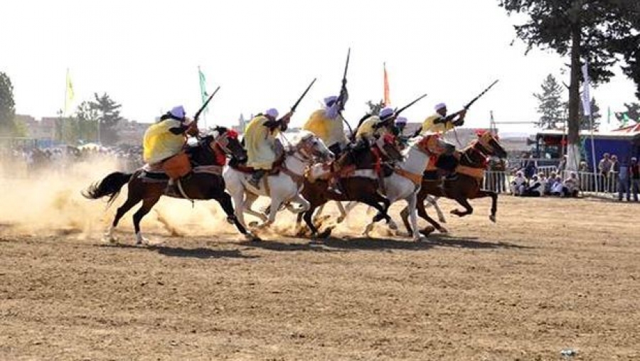 Festival régional de la fantasia, des courses équestre et de méharis à Ghardaïa